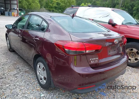 2017 Kia Forte Lx from USA, damaged, VIN 3KPFK4A74HE133502